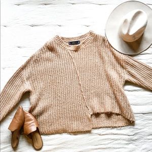 ZARA tan sweater